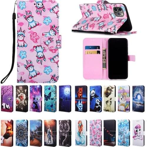 Fashion Wallet Flip Cover Cases For iPhone 6 6s Plus 7 8 Plus X XR XS Max 11 Pro Max Leather Flip Cover Case Capa Shell Coque