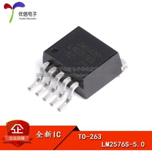 Chip TO-263-6 LM2576S-5.0 regulator circuit (step-down)