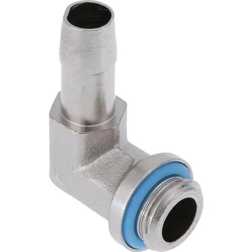 9mm OD PC Cooling System Part G1/4 Thread 90 Degree Elbow Pipe Connector