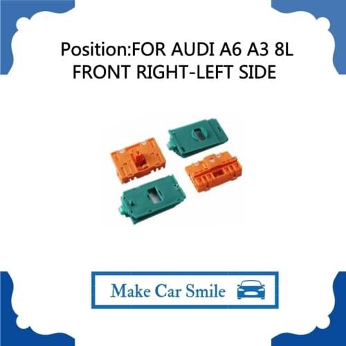 FOR AUDI A6 A3 8L WINDOW REGULATOR REPAIR CLIPS with METAL SLIDER FRONT RIGHT-LEFT SIDE