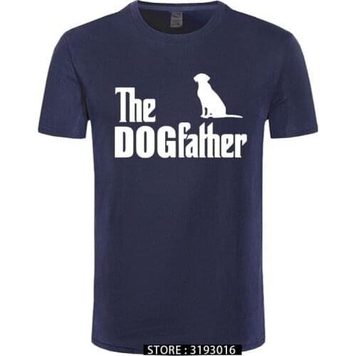 Newest Fitness Mens T Shirts The Dog Father Labrador Printed T-Shirt Camisetas Hombre Vaporwave Funny Hip Hop T Shirt for Men