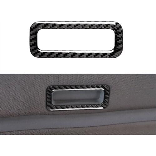 Genuine Carbon Fiber Car Top Window Handle Bar Frame Cover Stickers For BMW E46 323i 328i 330i 325i 1998-2005