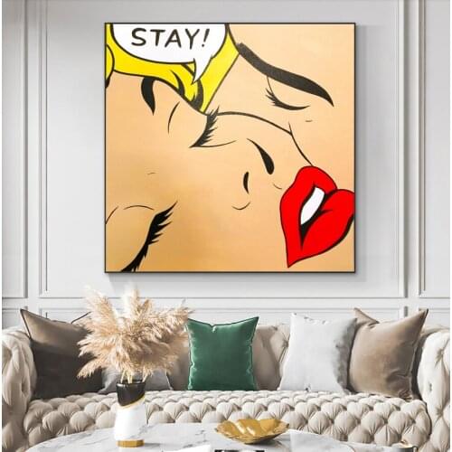 Canvas Painting Pop Culture Wall Art Hand Made Oil Painting Graffiti Home Decor For Bedroom Modular Pictures
