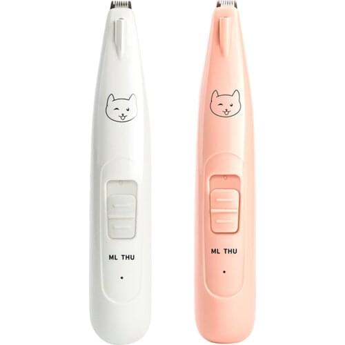 LED Light Ceramic Pet Hair Trimmer Set Dog Grooming Clippers With LED Light Electric Hair Cutter Nail Drill For Cat Dog