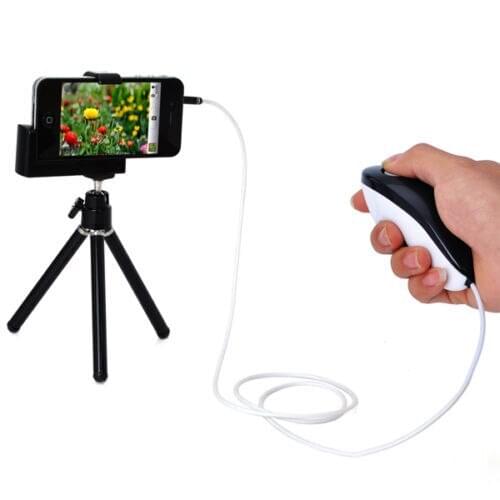Mini Tripod Stand Camera Video Holder and Shutter Cable for iPhone 4 4S 4G 5 5S 5G