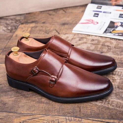 Plus size chaussure home mens formal shoes Oxford leather square toe fashion dress formal business shoes zapatos hombre Eur -48
