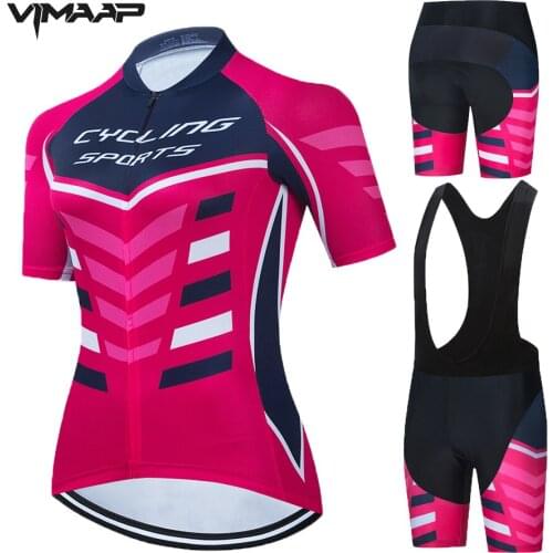 Women 2021 New Cycling Jersey Set Mountain Bike Clothes Breathable Maillot Ciclismo Road Bike Shorts MTB Pro Cycling Wear