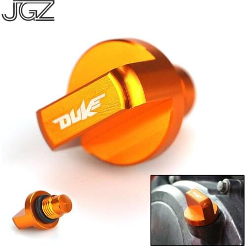 Orange Motorcycle CNC Aluminum Engine Magnetic Oil Drain Plug Cap for KTM DUKE 390 2013 - 2016 2017 2018 125 200 250 2017 2018