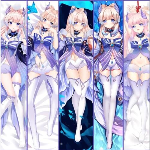Hot Game Genshin Impact Sangonomiya Kokomi Dakimakura Hugging Body Pillow Case Otaku Throw Bedding Decor Cover Pillowcase