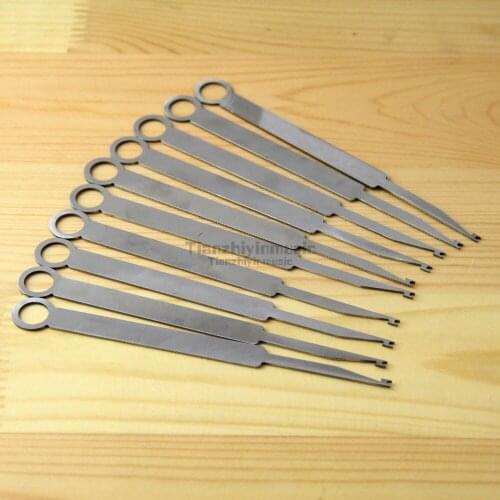 Saxophone woodwind instrument repair tools - saxo maintenance set 10 pcs trumpet part trumpet part Instrument maintenance