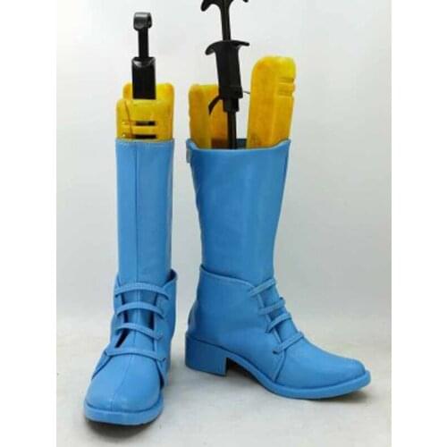 JOJO Caesar Anthonio Zeppeli Blue Cosplay Boots Shoes Women Cosplay Costume Party Shoes Custom Made Boots