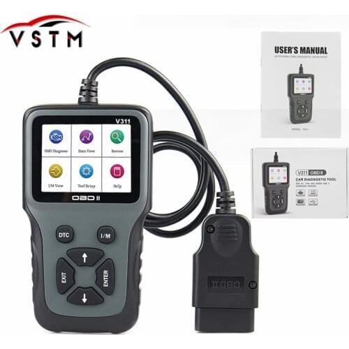 OBD2 Scanner Car Diagnostic Auto OBDII Engine Fault Code Reader Scan Tools Color Screen Fault Detector Multifunction Languages