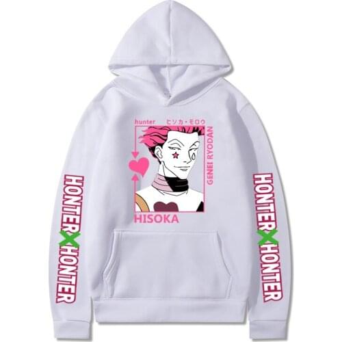 Hot Sale Honter X Honter Mens Hoodies Fashion Anime Hisoka Men/Women Sweatshirts Casual Hooded Harajuku Hoodie New
