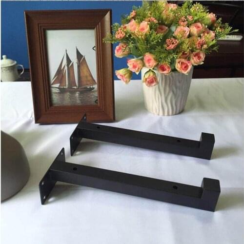 Vintage Heavy Duty Iron Scaffold Board Shelf Wall Mounted Brackets Storage Holders & Racks Storage Tool
