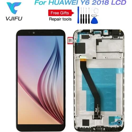 5.7 inch For Huawei Y6 2018 ATU L11 L21 L22 LX1 LX3 L31 L42 LCD Display Touch Screen Digitizer Assembly For Y6 Prime 2018