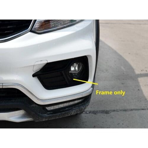 1pcs front fog frame left / right side black color for Chinese DONGFENG Joyear X3 2017 Auto car motor parts