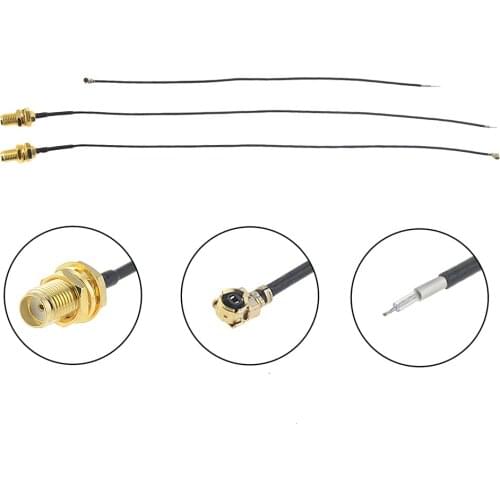 1PCS Wire Length 5 10 15 20CM SMA Connector Cable Female To IPEX OR Welded Joint SMA Female RG1.13 Antenna RFCable Assembly