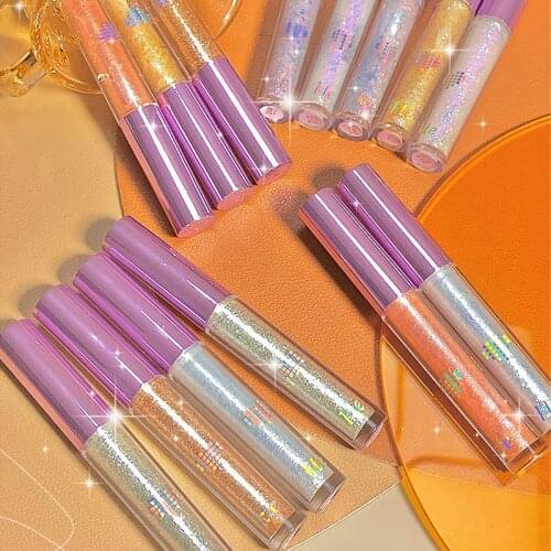 1PC Makeup Liquid Glitter Eyeshadow Pearlescent Silkworm High Gloss Brightening Pen Eye Shadow Palette Waterproof Eye Cosmetics