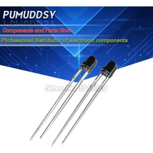 100PCS LED 3mm 940nm Receiving Diode Round Tube Light