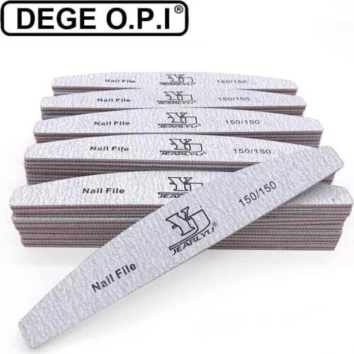 100 Pcs/lot Sandpaper Nail File for gel nails 150/150 Professional limas Nail Tools Manicure Buffering Pedicure Double-sided Set