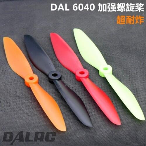 2 pairs/lot DAL 6040 6*4 Propeller (2xCW, 2xCCW) for 250 QAV250 Mini Quadcopter, Great Balanced, Good Ruggedness