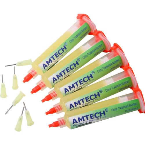 Paste 100% Original AMTECH NC-559-ASM BGA PCB No-Clean Solder Paste Welding Advanced Oil Flux Grease 10cc Soldering Repair Paste