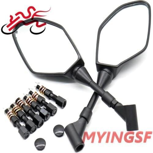 Side Rearview Rear View Mirrors For YAMAHA MT-01 MT-03 MT-07 MT-09 MT-10 MT01 MT03 660 MT07 MT09 Tracer MT10 2005-2019 MT 07/09