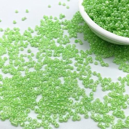 15g/lot 2--4mm Cream Beads Charm Czech Glass Seed Beads DIY Bracelet Necklace Beads for Jewelry Making #14