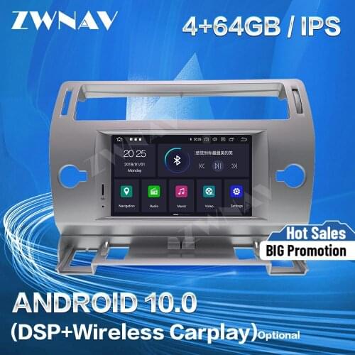 Carplay For Citroen C4 Quatre Triumph 2004-2009 2010 2011 2012 Android Player Car GPS Auto Audio Stereo Radio Recorder Head Unit