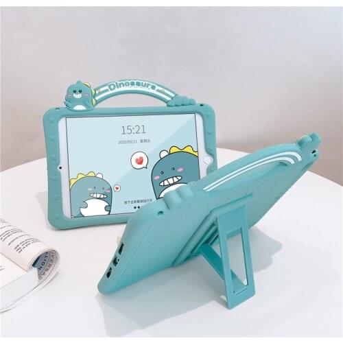 Cute Dinosaur Capa For ipad Pro 2020 11'' 10.5 ipad 2019 Case Soft Silicone Covers For ipad mini 4 5 9.7 inch ipad 2018 Fundas