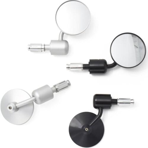 CNC technology aluminum alloy material rear mirror for motorcycle back handle bar mirrors suitable for 14-18mm handle bar