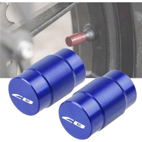 For Honda CB125R CB150R CB190R CB250R CB300R CB400 CB500X CB500R CB650F CB1100 CNC Wheel Tire Valve Stem Caps Airtight Covers