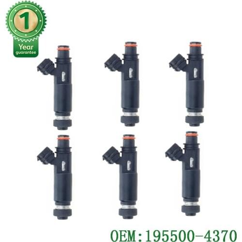 Fuel Injector Nozzle MR578878 195500-4370 For Mitsubishi Montero 2003-2006 3.8L V6 Injection Nozzle Fuel Injector 195500-4370F