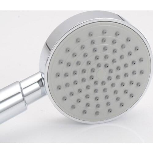 Pressurized Water Saving Shower Head ABS With Chrome Plated Bathroom Hand Shower Water Booster Showerhead