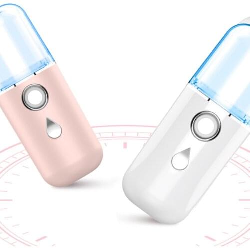 Nano Spray Hydration Instrument Mini Portable Rechargeable Handheld Facial Steamer Beauty Moisturizing Humidifier