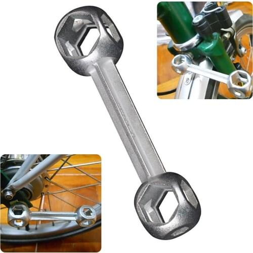 Bike Cycle Mini Pocket Spanner Bicycle Multi Repair Tool Multipurpose Keychain Scooter Garage Gadget Hexagon Wrench