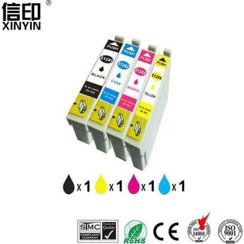 XColor T1281-T1284 ink cartridges compatible For EPSON Stylus S22 SX125 SX130 SX230 SX235W SX420W SX425W SX430W SX435W Printer