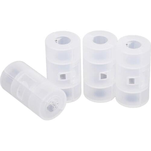 2021 New Multipurpose Battery Adapter 4Pcs AA Battery To Size C Battery Converter Holder