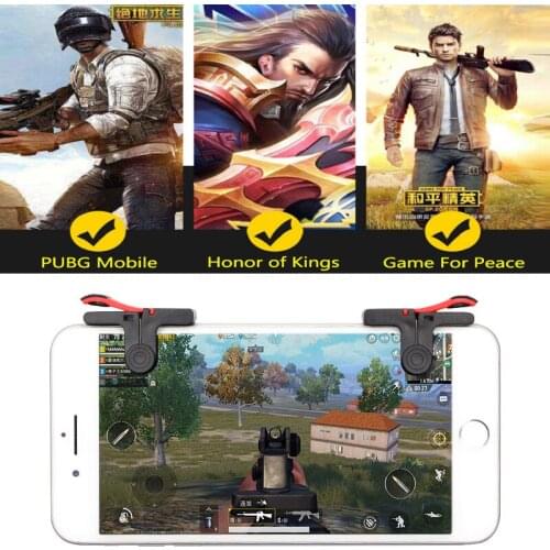 New D9 Portable PUBG Game Controller Gamepad Mobile Phone L1 R1 Trigger Shooting Aim Key Button Gamepad Joystick For IOS Android
