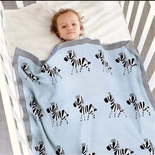 Newborn Baby Blanket Knitted Baby Swaddle Wrap Blankets Kids Toddler Throw Blanket Infant Stroller Bedding Swaddling Blankets