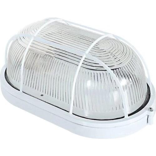 Painted Oval Outdoor IP65 Gate Wall Lamp Waterproof moisture-proof contracted garden 24w LED light courtyard Wall Sconce