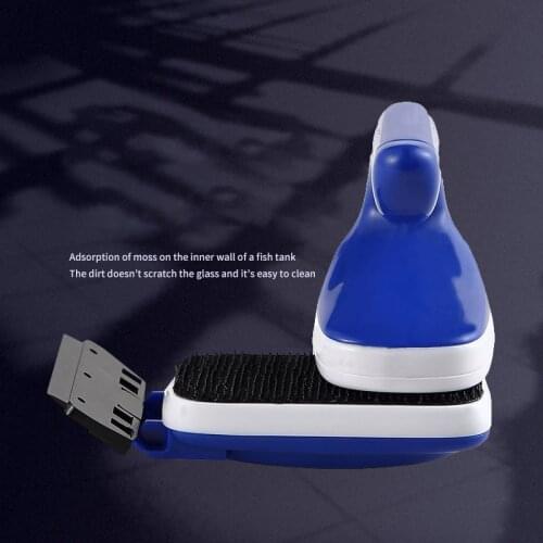 Nicrew Practical Floating Magnetic Brush Aquarium Fish Tank Glass Algae Scraper Cleaner Aquarium Window Cleaning Magnets Brush