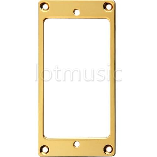FLAT GOLD FRAME FOR 1 1/2 X 2 3/4 GUITAR PICKUP - Gold