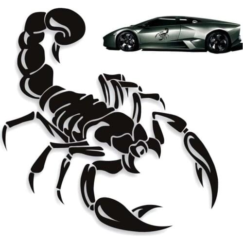 Refective 3D Scorpion Motorcycle Car Stickers For BMW VW Audi Ford Toyota Car Styling