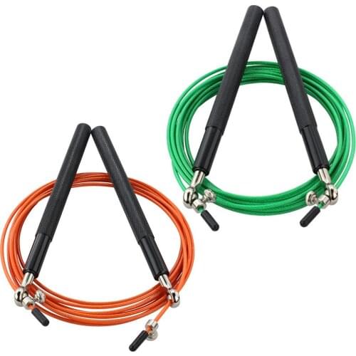 Adult Bearing Tangle-Free Speed Jumping Rope Cord Adjustable Professional Skipping Rope MMA Boxing Fitness Training Equipment