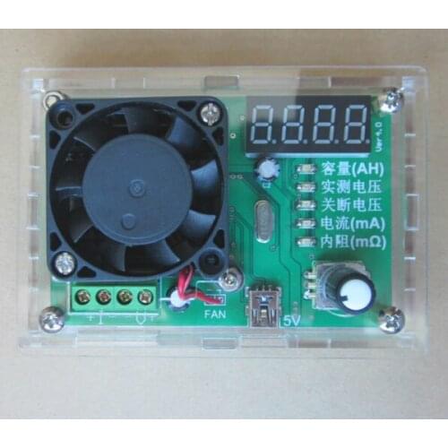 TEC-06 battery capacity test electronic load electric mobile power tester