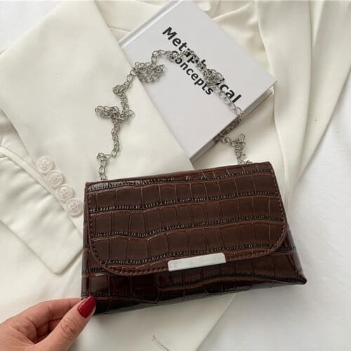 Fashion Trend Small Single Shoulder For Women High Quality Animal Prints Female Crossbody Bag Brand Simple Chain Ladies Handbags