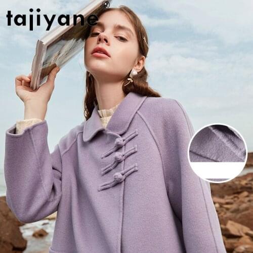 Womens 2021 Winter Coats and Jackets Women 100% Wool Jacket Woman Real Fur Coat High Quality Mujeres Abrigos TN1545