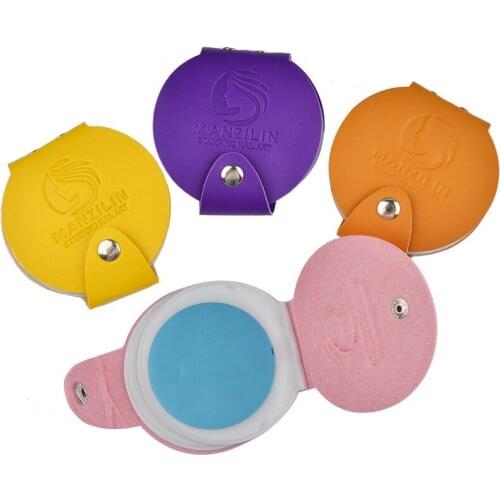1PC 12 slots Nail Art Template Folder/Case/Bag/Holder for Dia 5.5cm Small Round M/JQ/HeHe Stamp Stamping Disc Plates Album