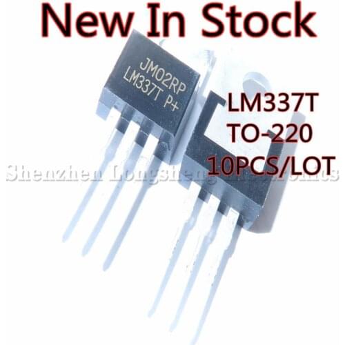 10PCS/LOT NEW LM337T LM337 TO-220 Adjustable three-terminal regulator